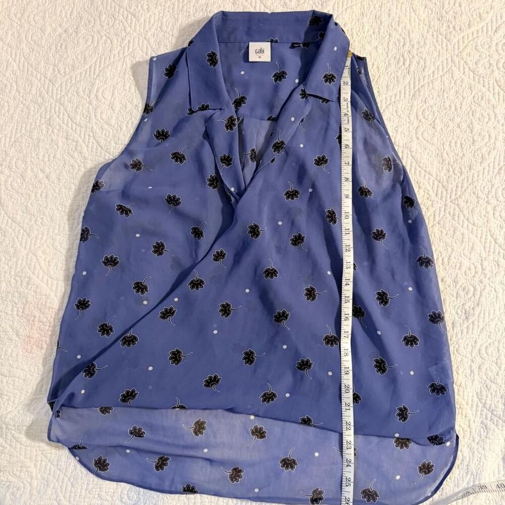 Cabi Women's Blue and Purple Blouse